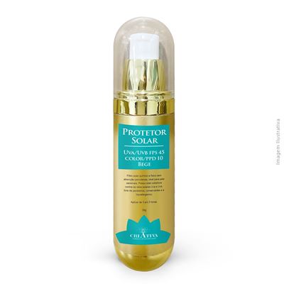 Protetor Solar UVA/UVB Color Bege 30g