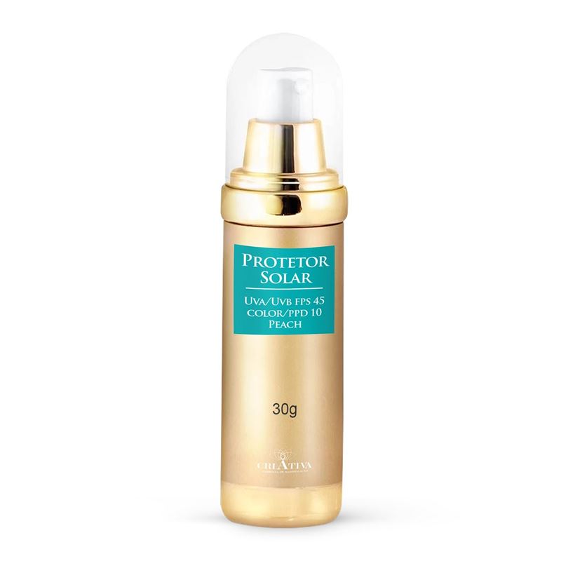 Protetor Solar UVA/UVB Color Peach 30g