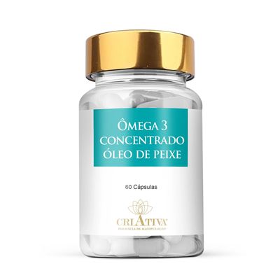 Ômega 3 Concentrado Óleo de Peixe 60 Cápsulas